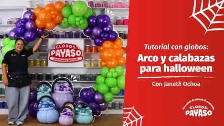 Tutorial arco y calabazas para halloween
